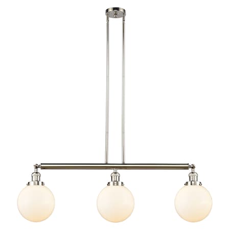 Innovations Lighting 3 Light Vintage Dimmable Led Adjustable Island Light 213-PN-S-G201-8-LED